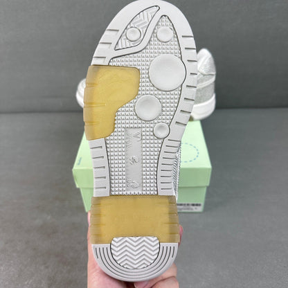 Off White Out Of Office Strass Plateada