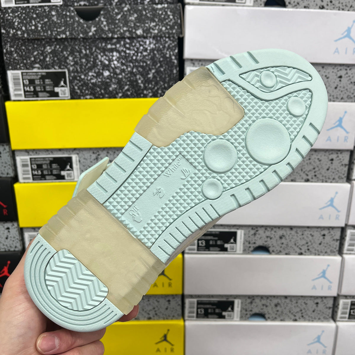 Off White Out Of Office Blanca Verde Menta