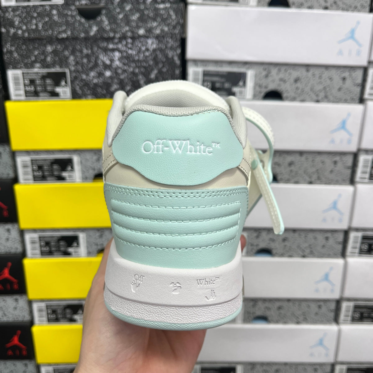 Off White Out Of Office Blanca Verde Menta