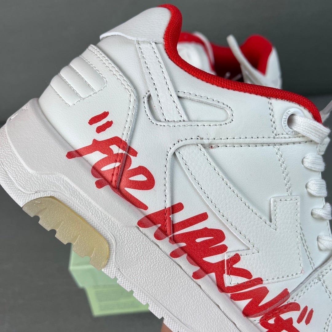 Off White Out Of Office Blanca Rojo