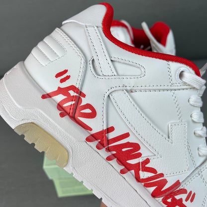 Off White Out Of Office Blanca Rojo