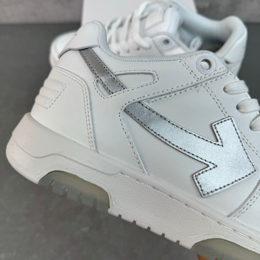 Off White Out Of Office Blanca Plateado