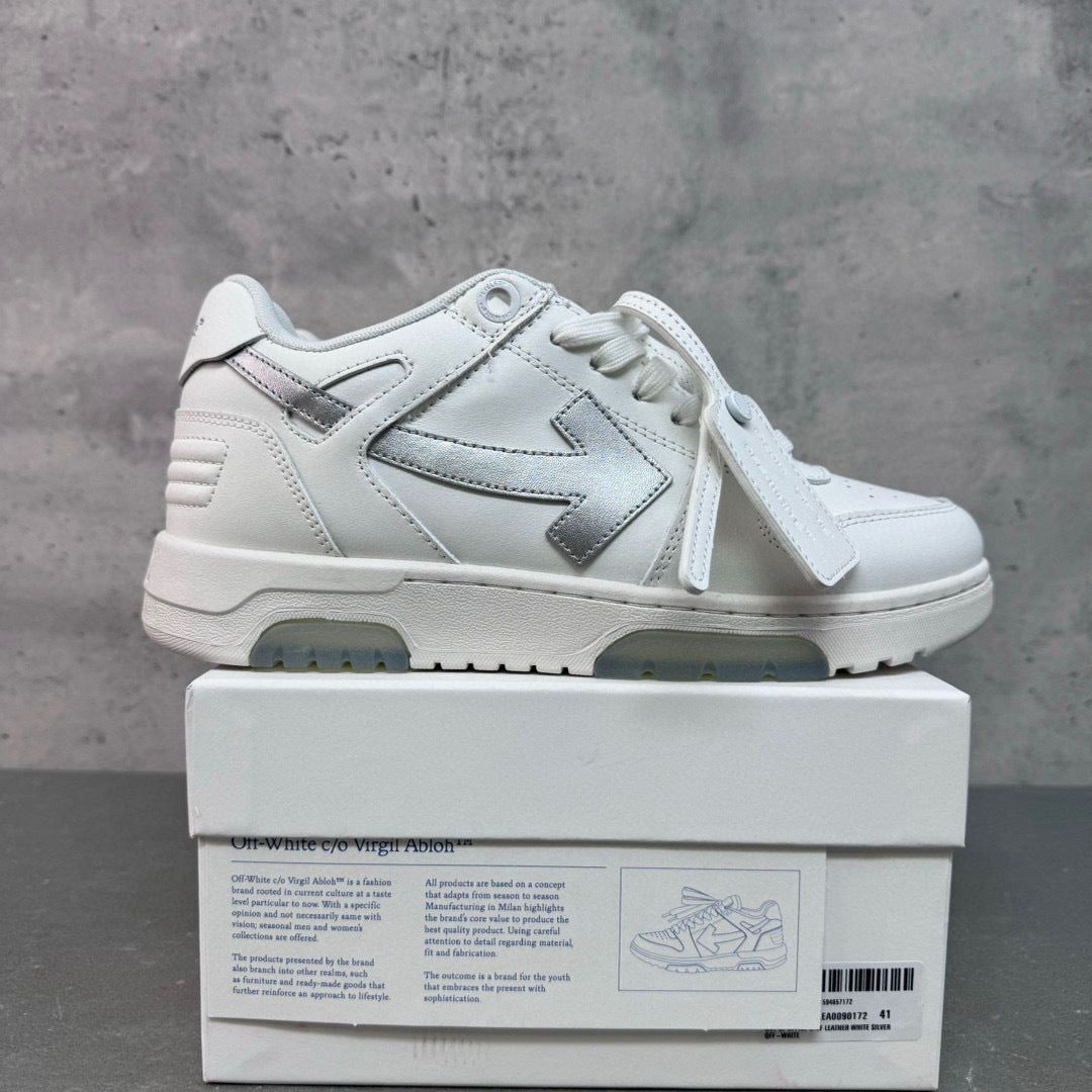 Off White Out Of Office Blanca Plateado