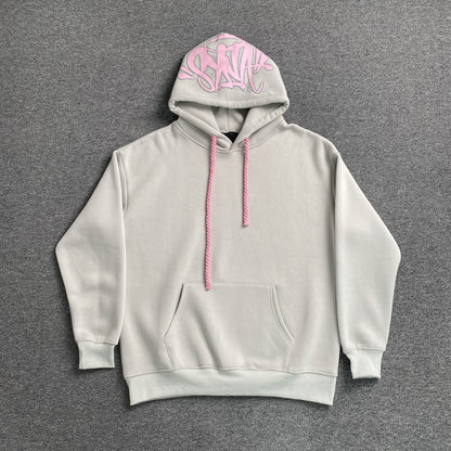 Buzo Syna World Syna Logo Gris Rosa