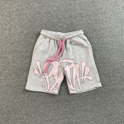 Shorts Syna World Syna Logo Gris Rosa