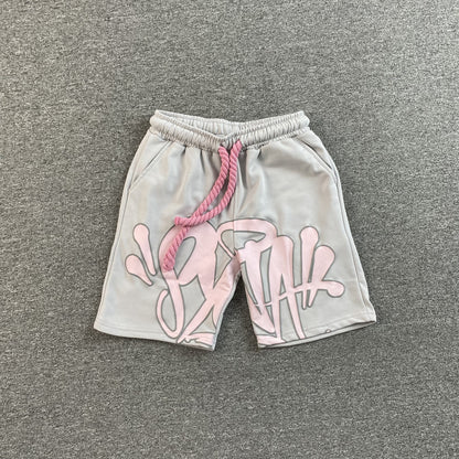 Shorts Syna World Syna Logo Gris Rosa