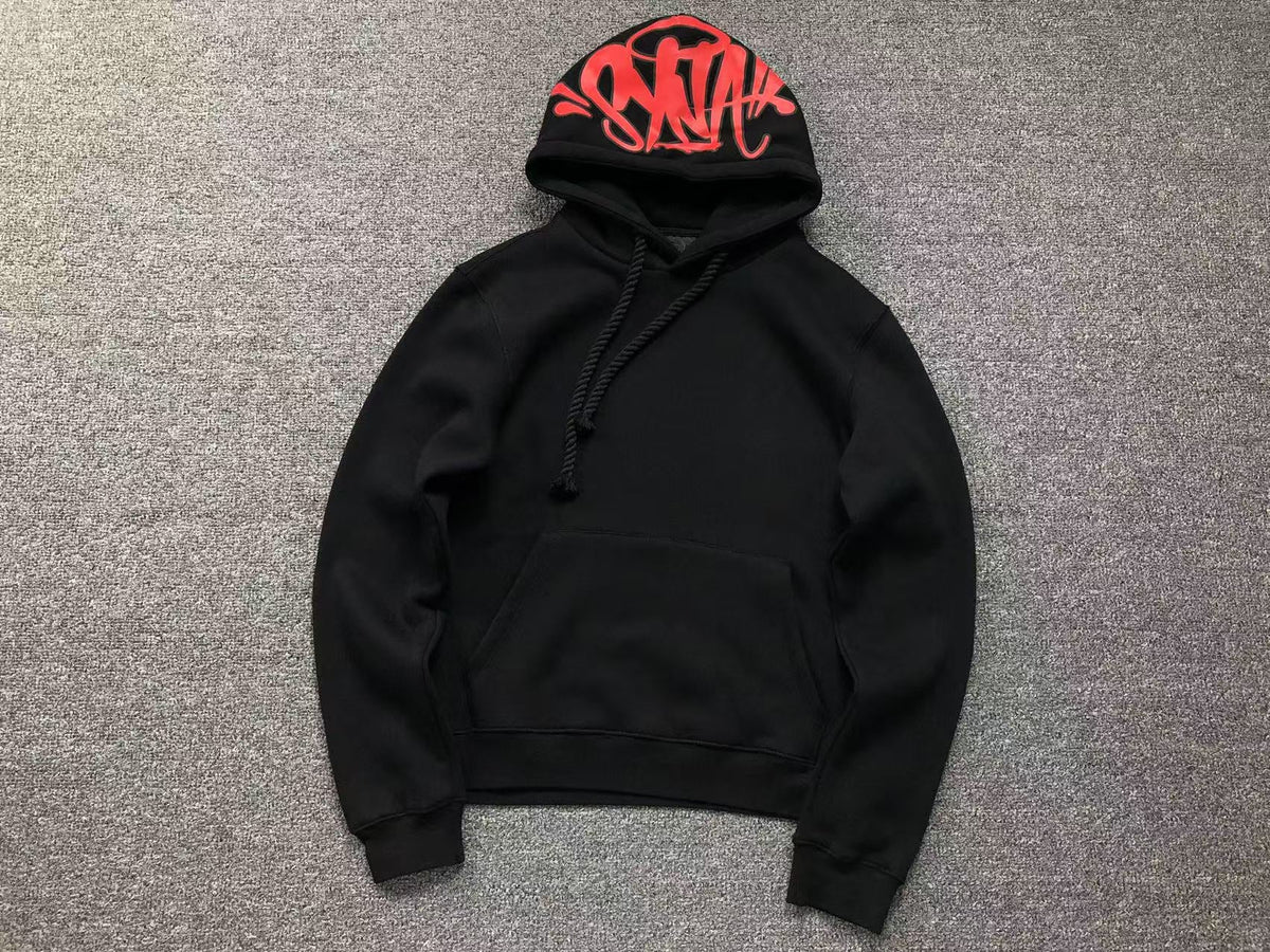 Conjunto Syna World Syna Logo Negro Rojo