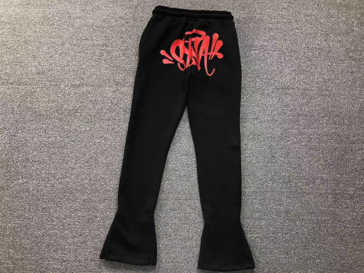 Conjunto Syna World Syna Logo Negro Rojo