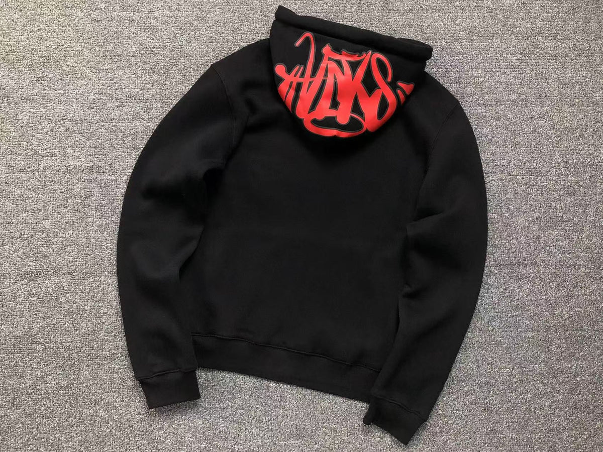 Conjunto Syna World Syna Logo Negro Rojo