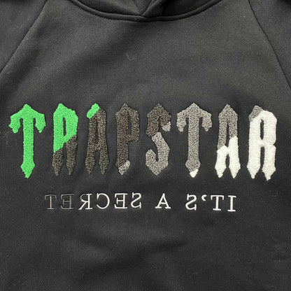 Conjunto Trapstar Chenille Decoded Negro Verde