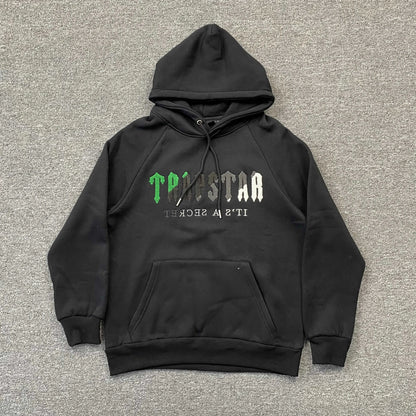 Conjunto Trapstar Chenille Decoded Negro Verde