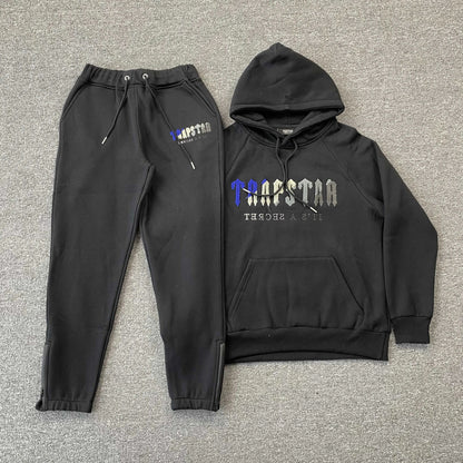 Conjunto Trapstar Chenille Decoded Negro Hielo