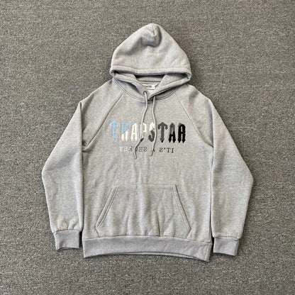 Conjunto Trapstar Chenille Decoded Gris Hielo