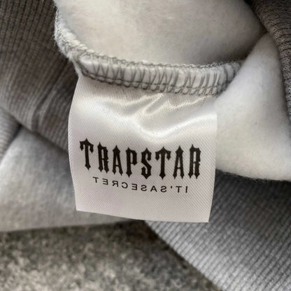 Conjunto Trapstar Chenille Decoded Gris Naranja