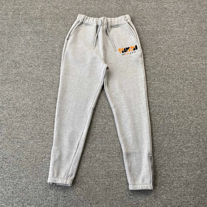Conjunto Trapstar Chenille Decoded Gris Naranja
