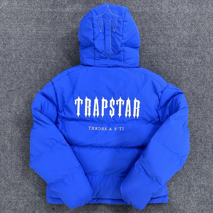 Campera Trapstar Decoded Hooded 2.0 Puffer Azul