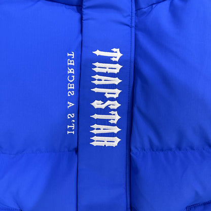 Campera Trapstar Decoded Hooded 2.0 Puffer Azul