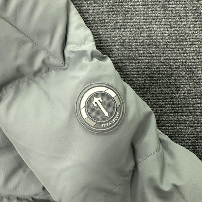Campera Trapstar Decoded Hooded 2.0 Puffer Gris
