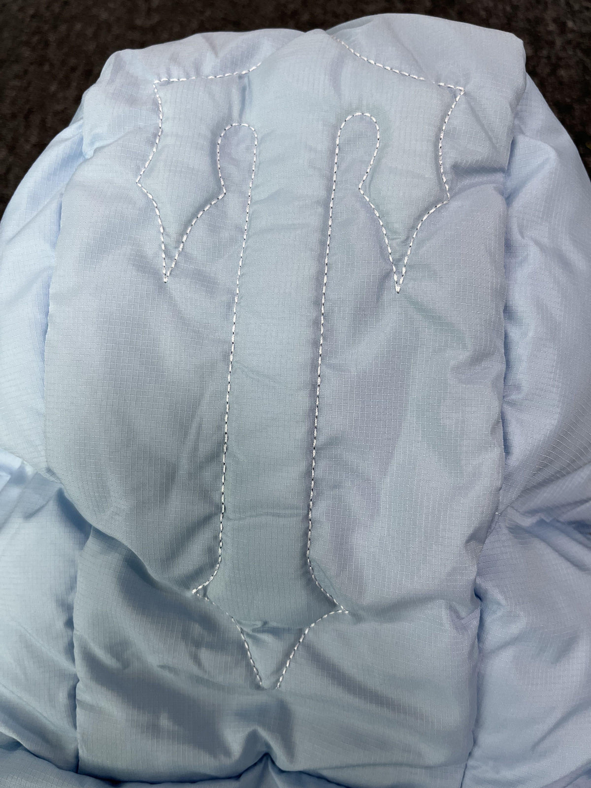 Campera Trapstar Decoded Hooded 2.0 Puffer Celeste