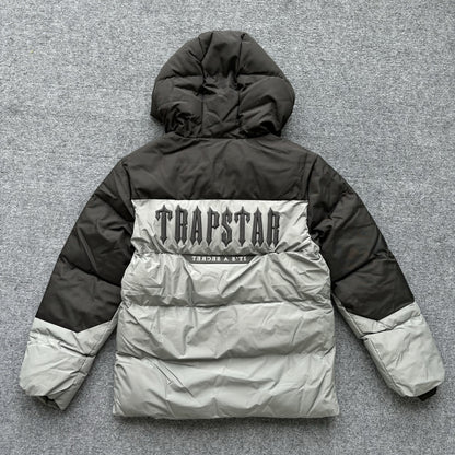 Campera Trapstar Decoded Puffer Gris