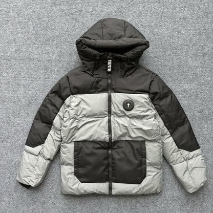 Campera Trapstar Decoded Puffer Gris