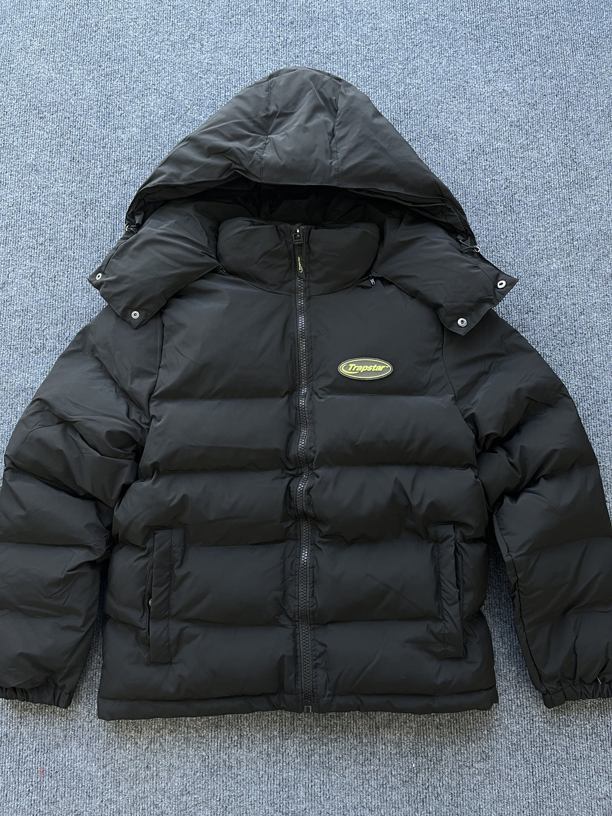 Campera Trapstar Hyperdrive Detachable Hooded Puffer Negra