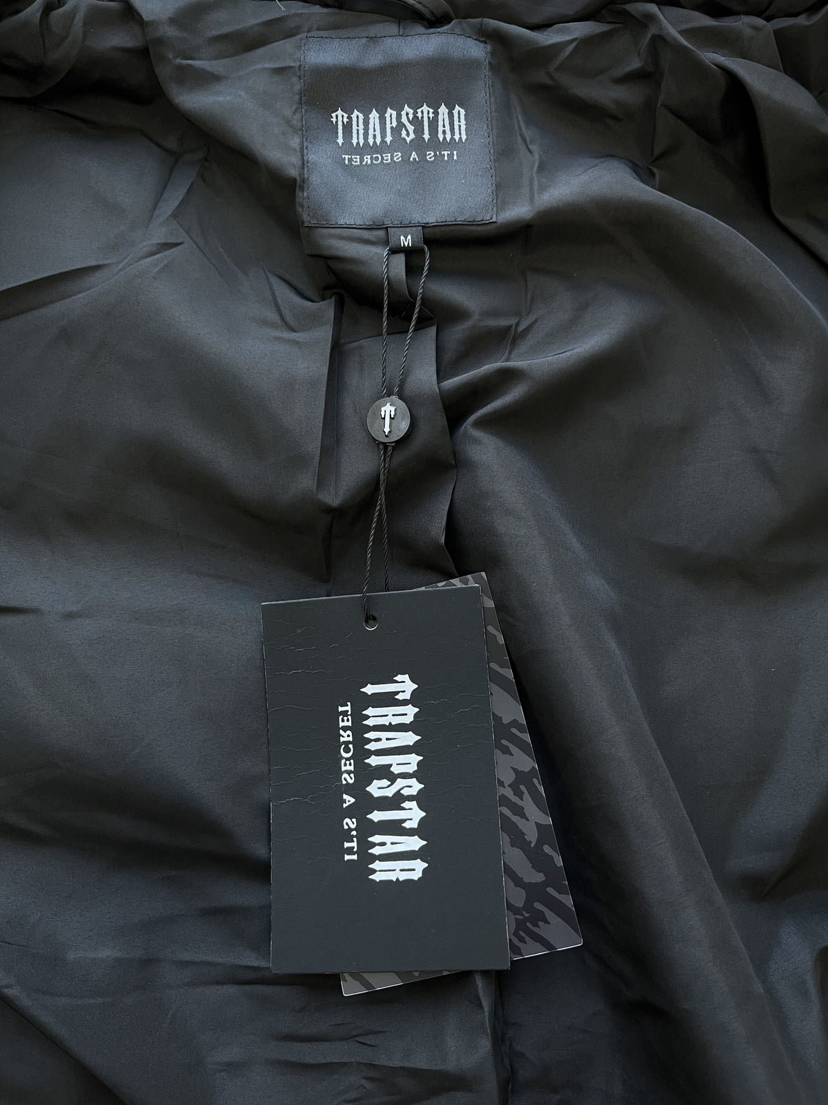 Campera Trapstar Hyperdrive Detachable Hooded Puffer Negra