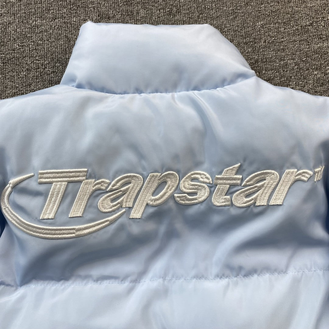 Campera Trapstar Hyperdrive Puffer Celeste