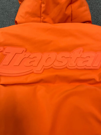 Campera Trapstar Hyperdrive Technical Puffer Naranja