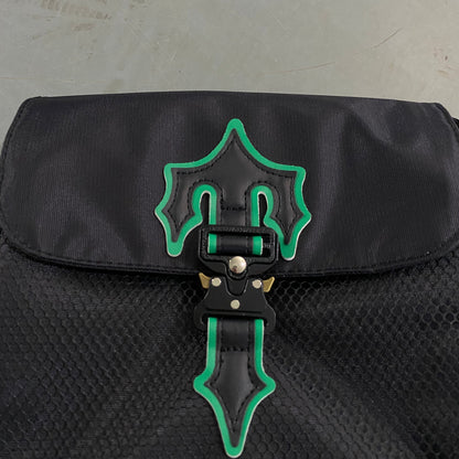 Morral Trapstar Irongate 1.0 Crossbody Negro Verde