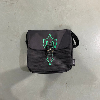 Morral Trapstar Irongate 1.0 Crossbody Negro Verde
