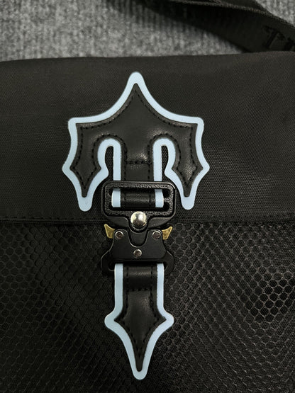 Morral Trapstar Irongate 1.0 Crossbody Negro Azul