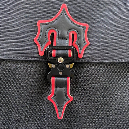 Morral Trapstar Irongate 1.0 Crossbody Negro Rojo