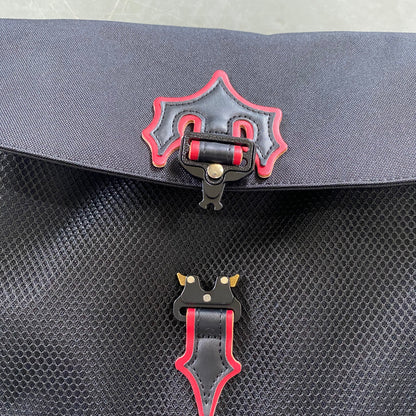 Morral Trapstar Irongate 1.0 Crossbody Negro Rojo