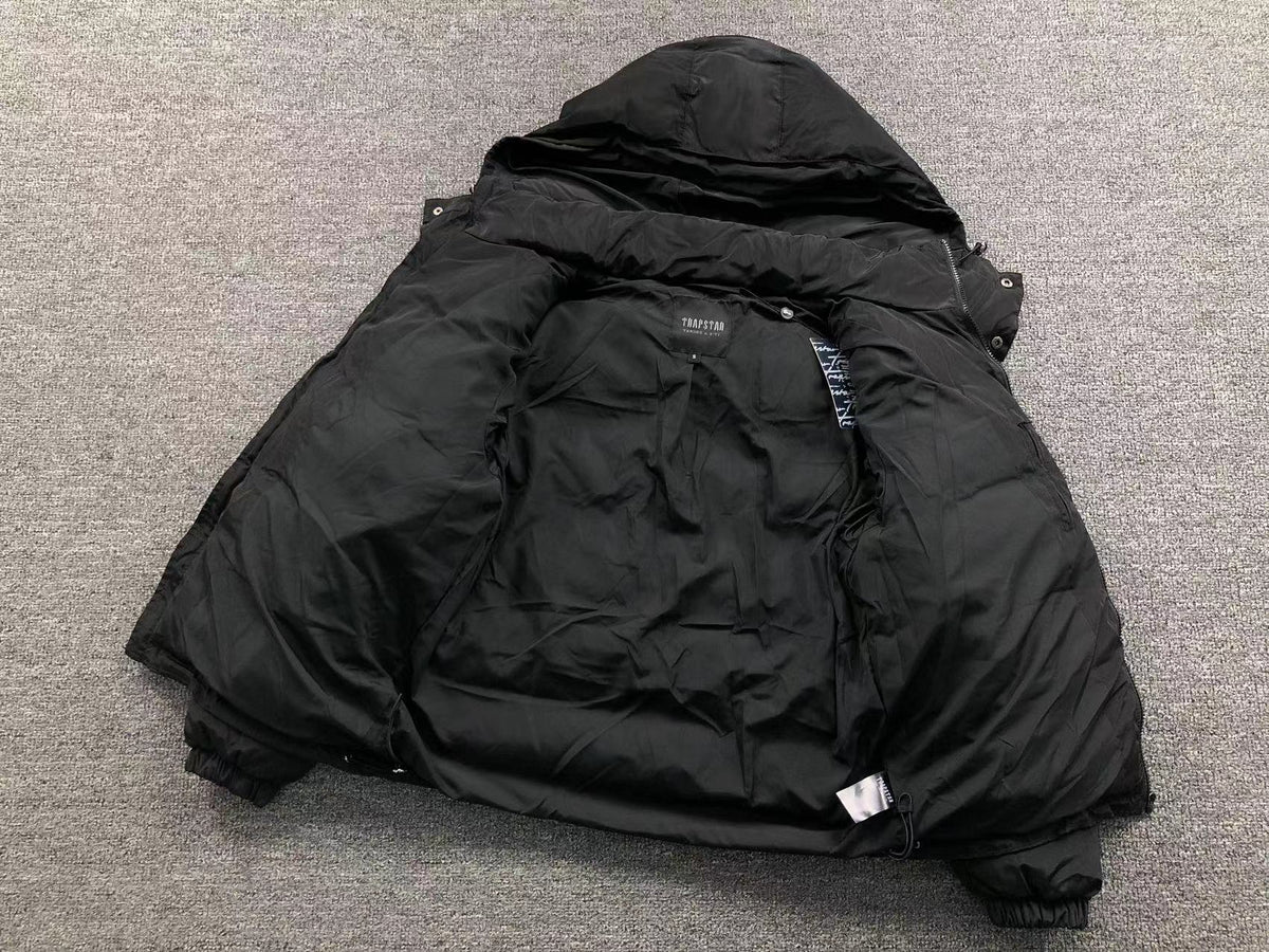 Campera Trapstar Irongate Detachable Hooded Puffer Negra