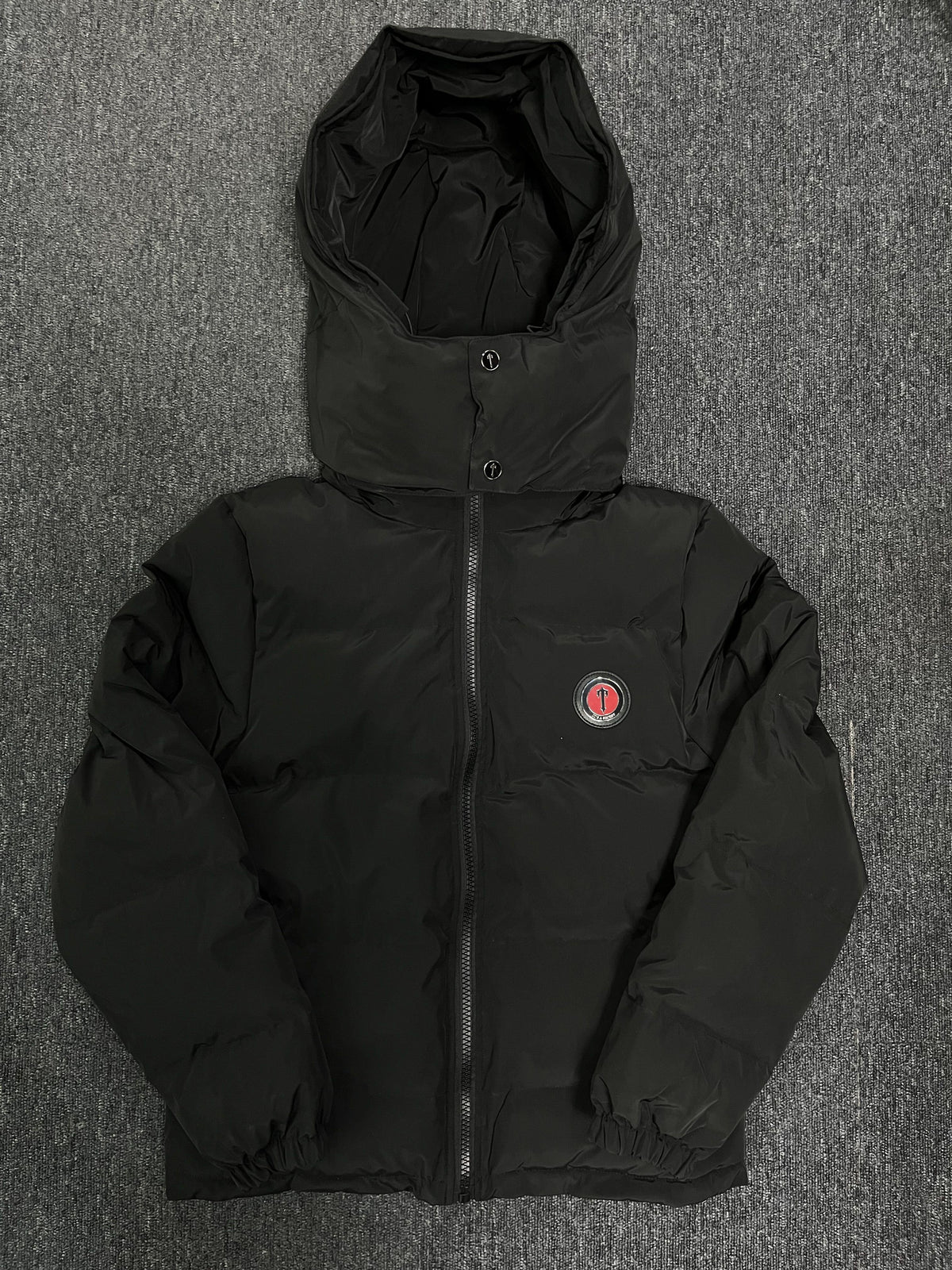 Campera Trapstar Irongate Detachable Hooded Puffer Negra