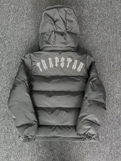Campera Trapstar Irongate Detachable Hooded Puffer Gris