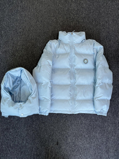 Campera Trapstar Irongate Detachable Hooded Puffer Celeste