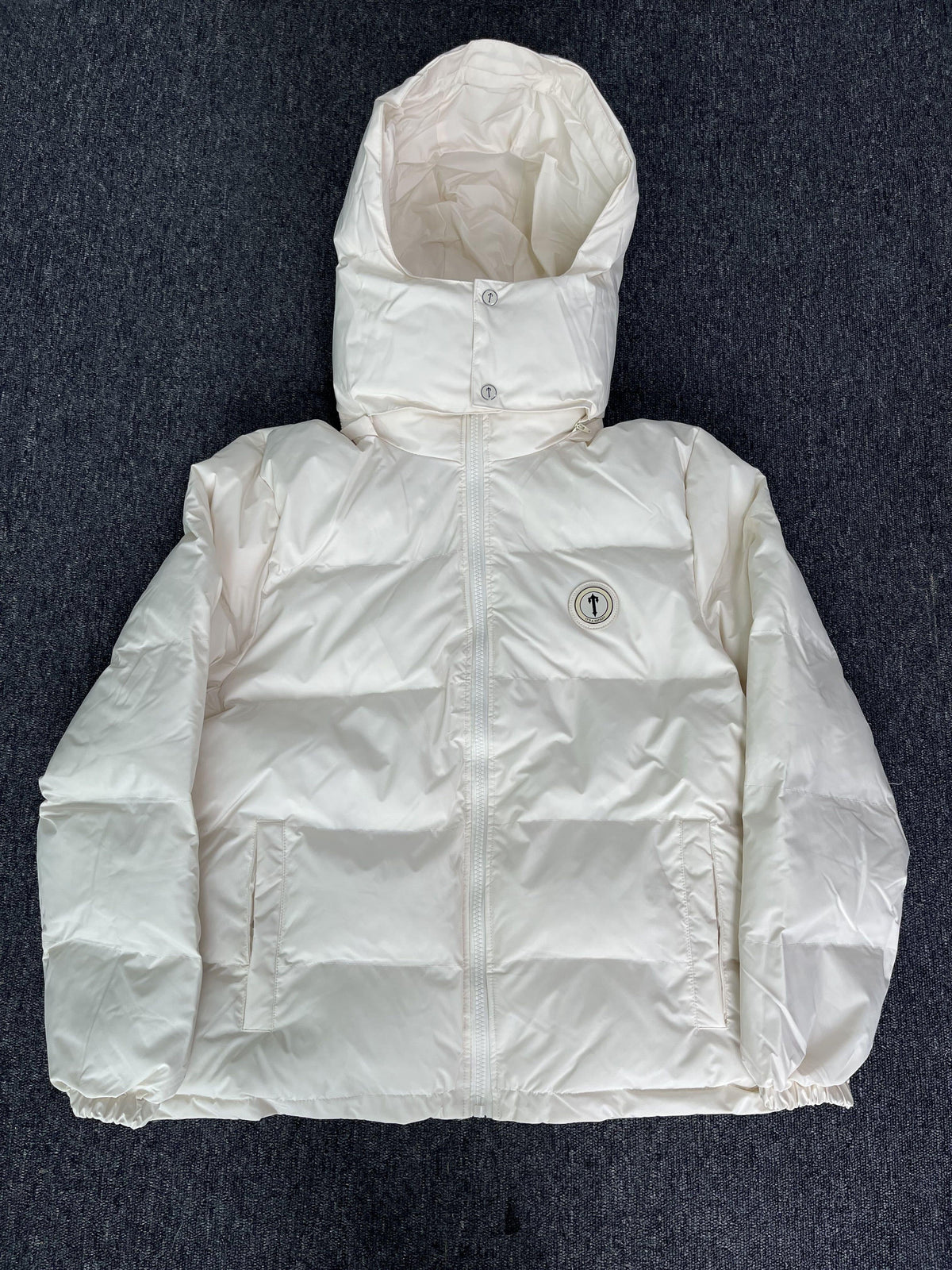 Campera Trapstar Irongate Detachable Hooded Puffer Blanca