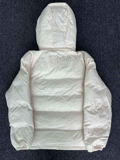 Campera Trapstar Irongate Detachable Hooded Puffer Blanca