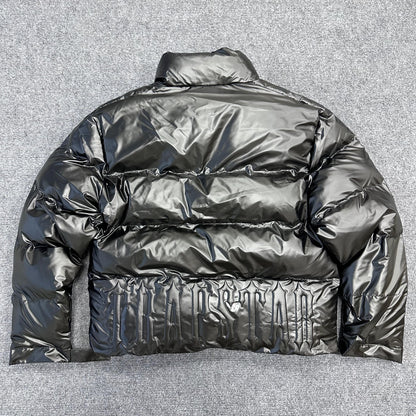 Campera Trapstar Irongate Embossed Puffer Negra