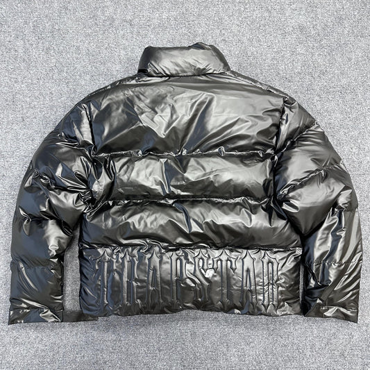 Campera Trapstar Irongate Embossed Puffer Negra