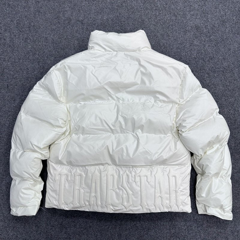 Campera Trapstar Irongate Embossed Puffer Blanca