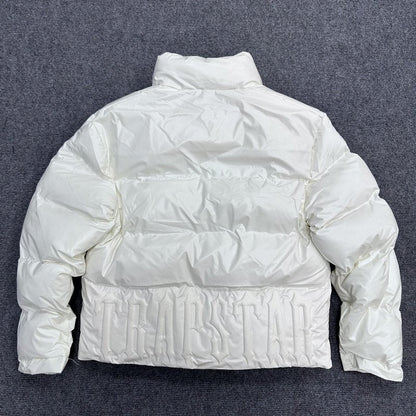 Campera Trapstar Irongate Embossed Puffer Blanca