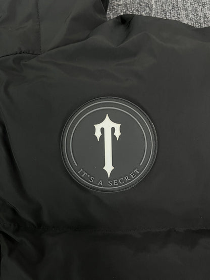 Campera Trapstar Irongate Hooded Quilted Puffer Negra