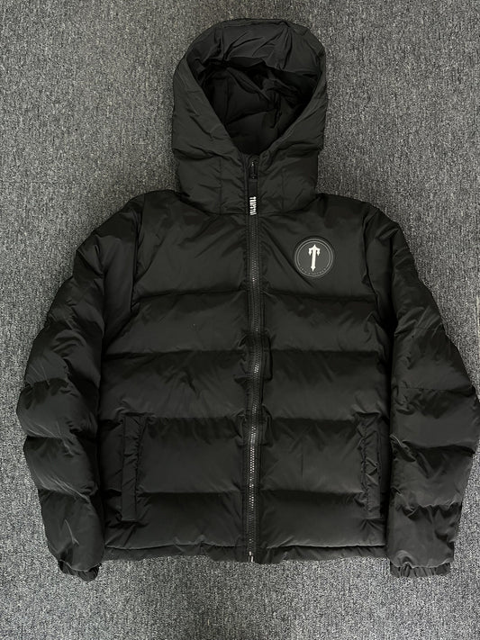 Campera Trapstar Irongate Hooded Quilted Puffer Negra