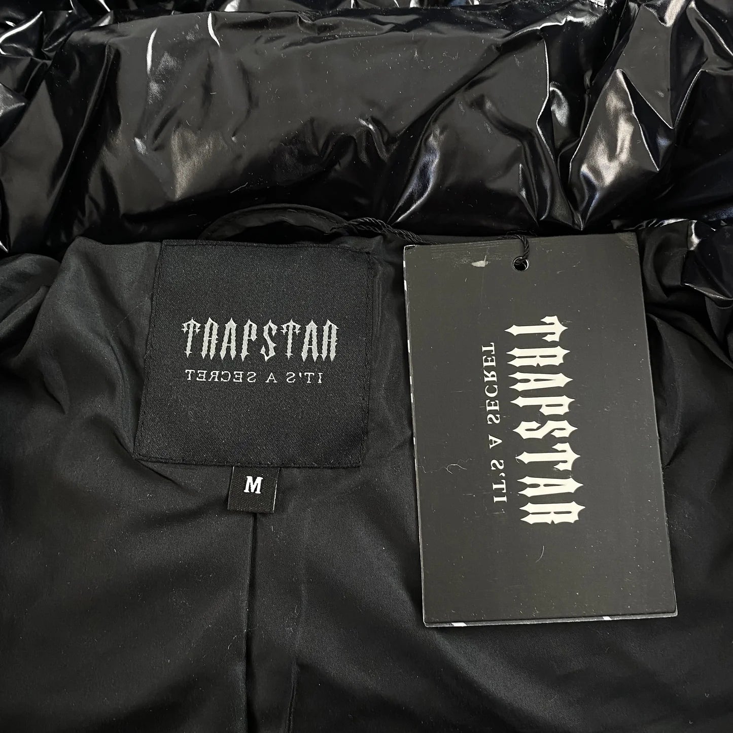 Campera puffer trapstar irongate brillante