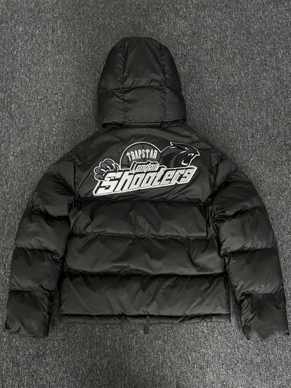 Campera Trapstar Shooters Hooded Puffer Negra