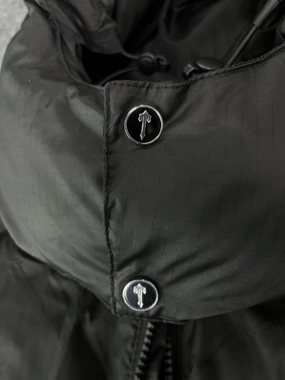 Campera Trapstar Shooters Hooded Puffer Negra