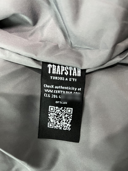 Campera Trapstar Shooters Hooded Puffer Gris